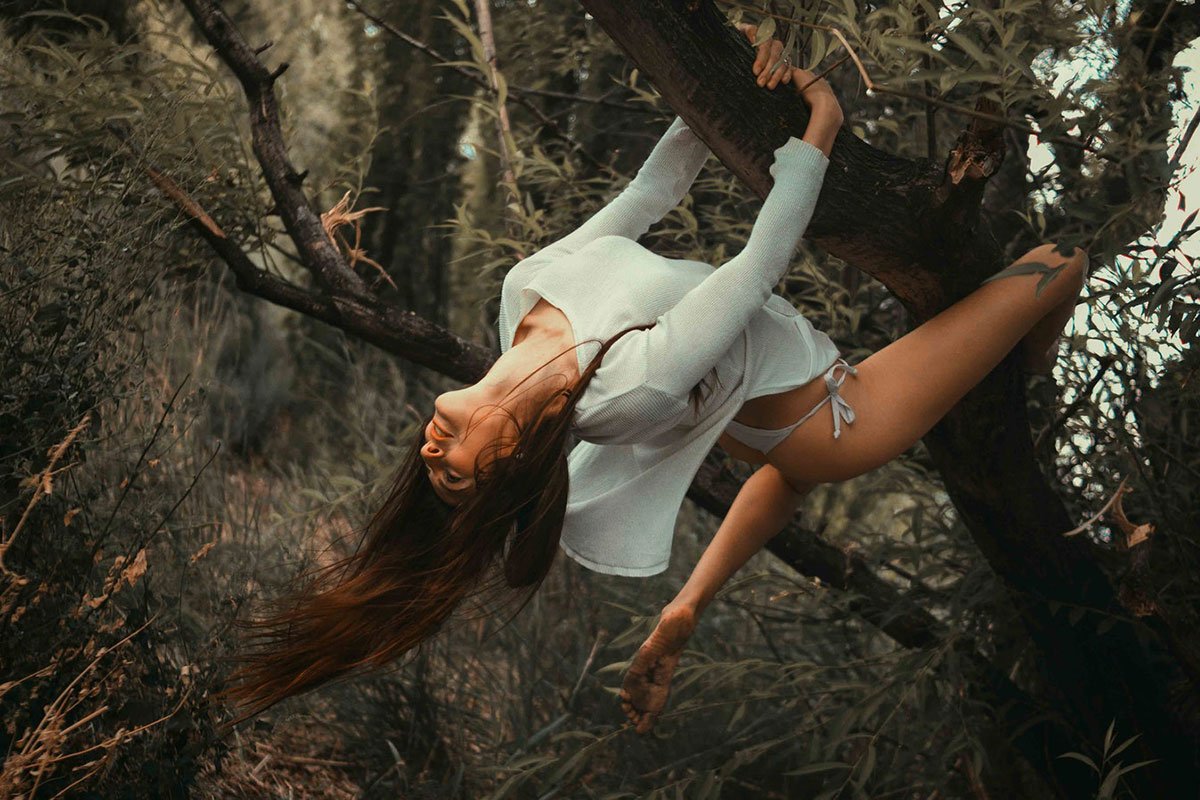 Alone on Nature.